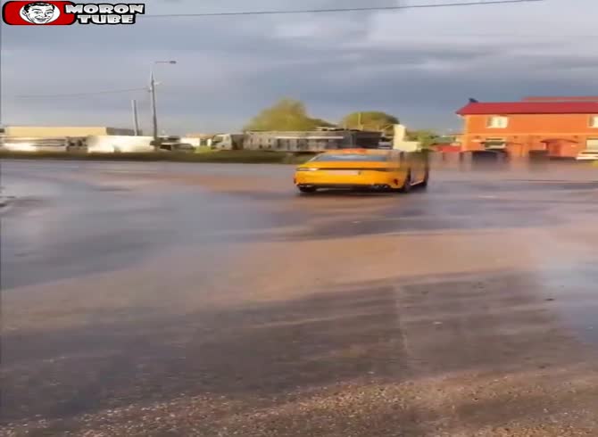 Video :After causing a little mishap, he flees, but karma eventually finds him